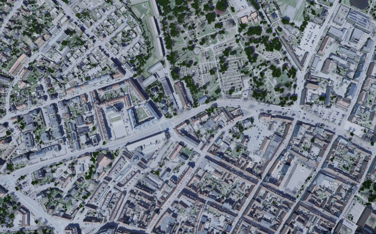 Terrain, buildings and vegetation as OGC 3D Tiles